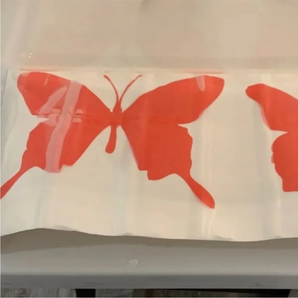 SET OF 2 BUTTERFLY & Polka Dot wall DECALS